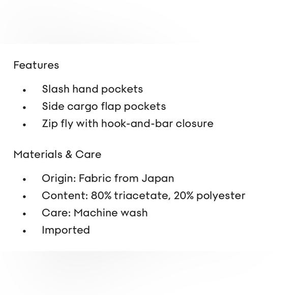 Aritzia Babaton refined cargo satin pants in black size 8 - Picture 10 of 11